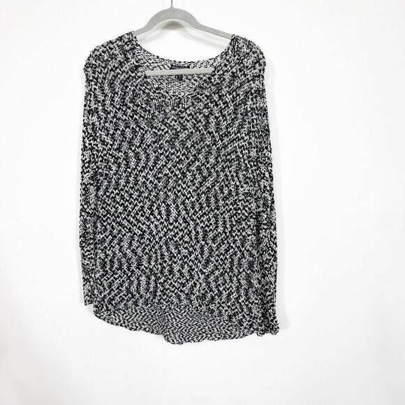 Eileen Fisher Sweater Open Knit Womens Space Dyed Pullover Ladies Small - Picture 1 of 7